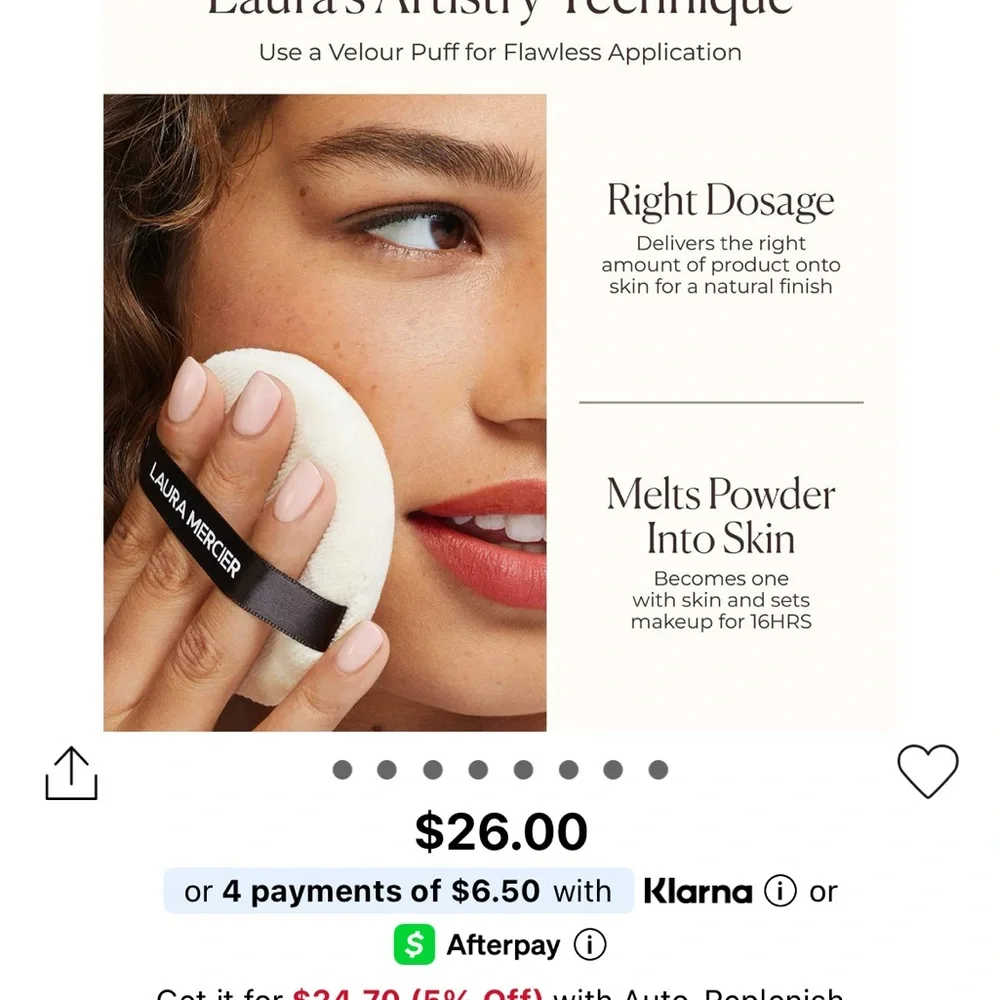 *SALE* Laura Mercier Loose Setting Powder *USED TWICE* - Picture 5 of 13